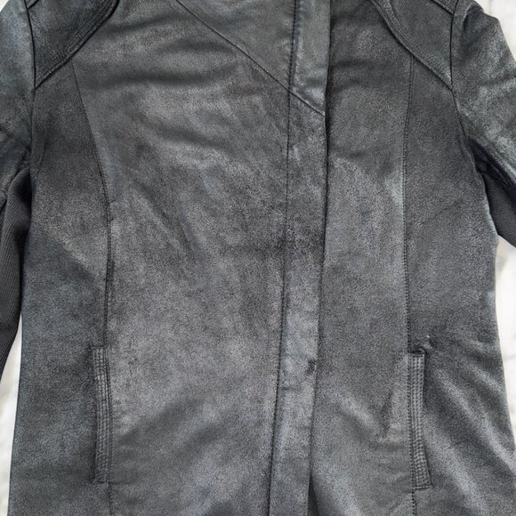 T TAHARI Lamb Leather Jacket – Black – Size M - Picture 5 of 7